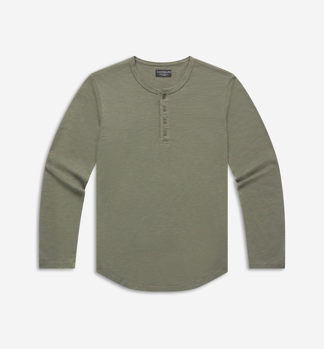 LS Slub Scallop Henley