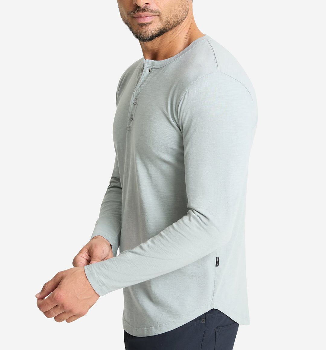 LS Slub Scallop Henley