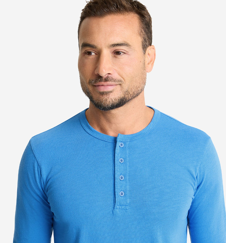 LS Slub Scallop Henley