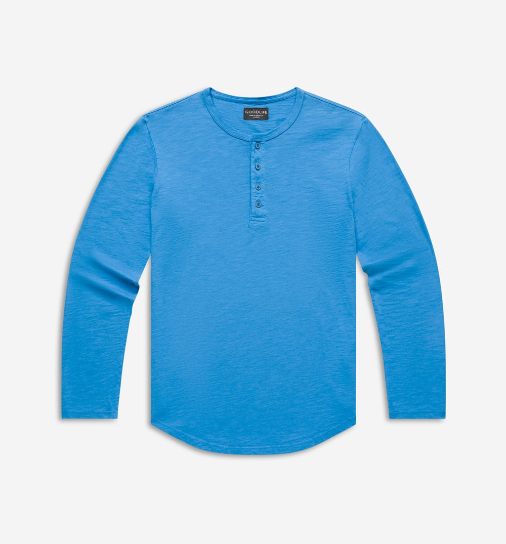 LS Slub Scallop Henley