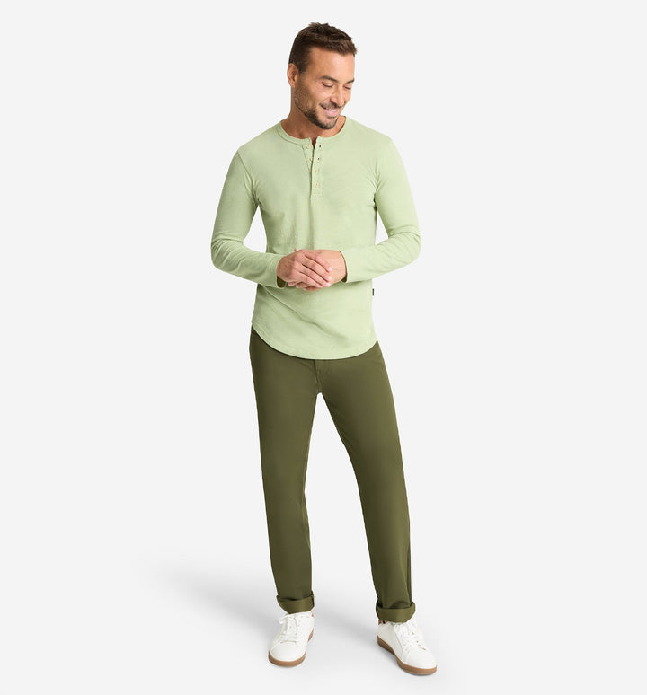 LS Slub Scallop Henley