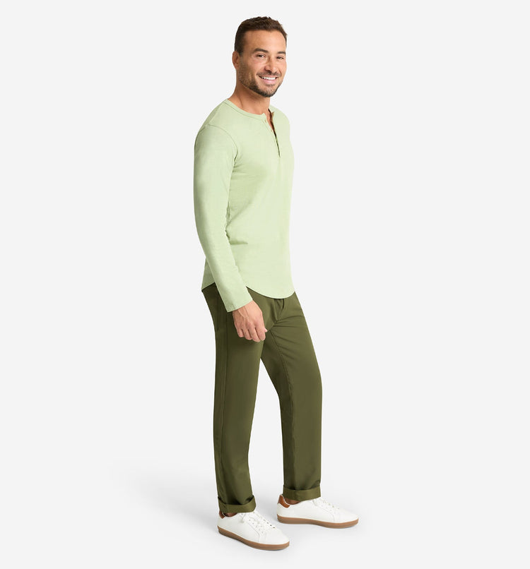 LS Slub Scallop Henley