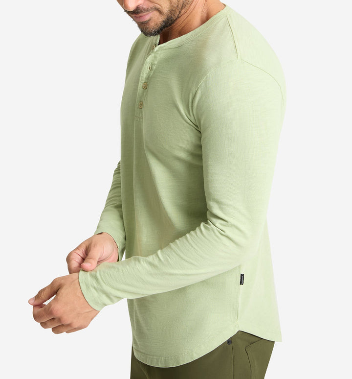 LS Slub Scallop Henley