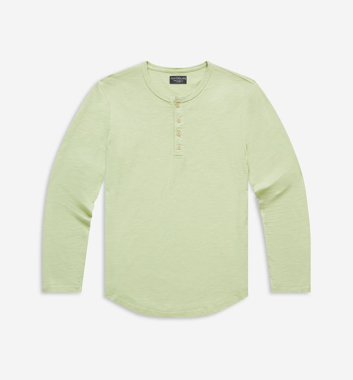 LS Slub Scallop Henley