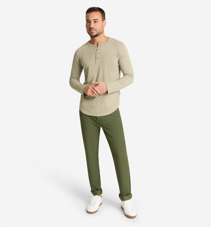 LS Slub Scallop Henley