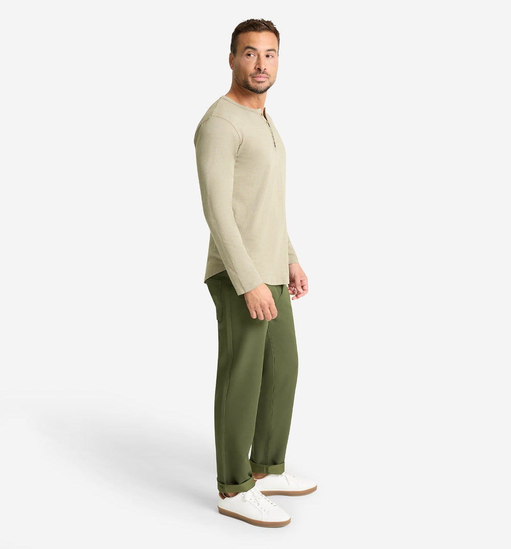 LS Slub Scallop Henley