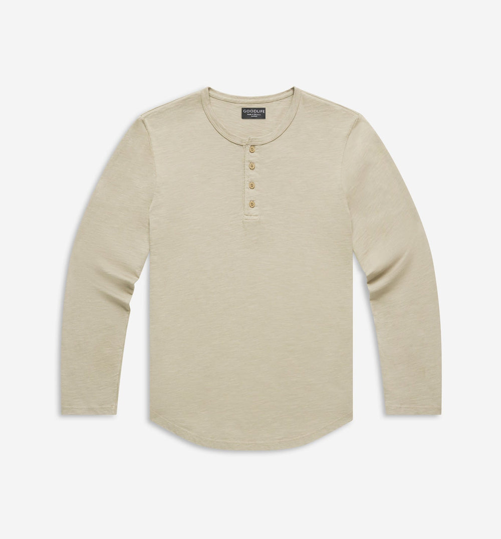 LS Slub Scallop Henley