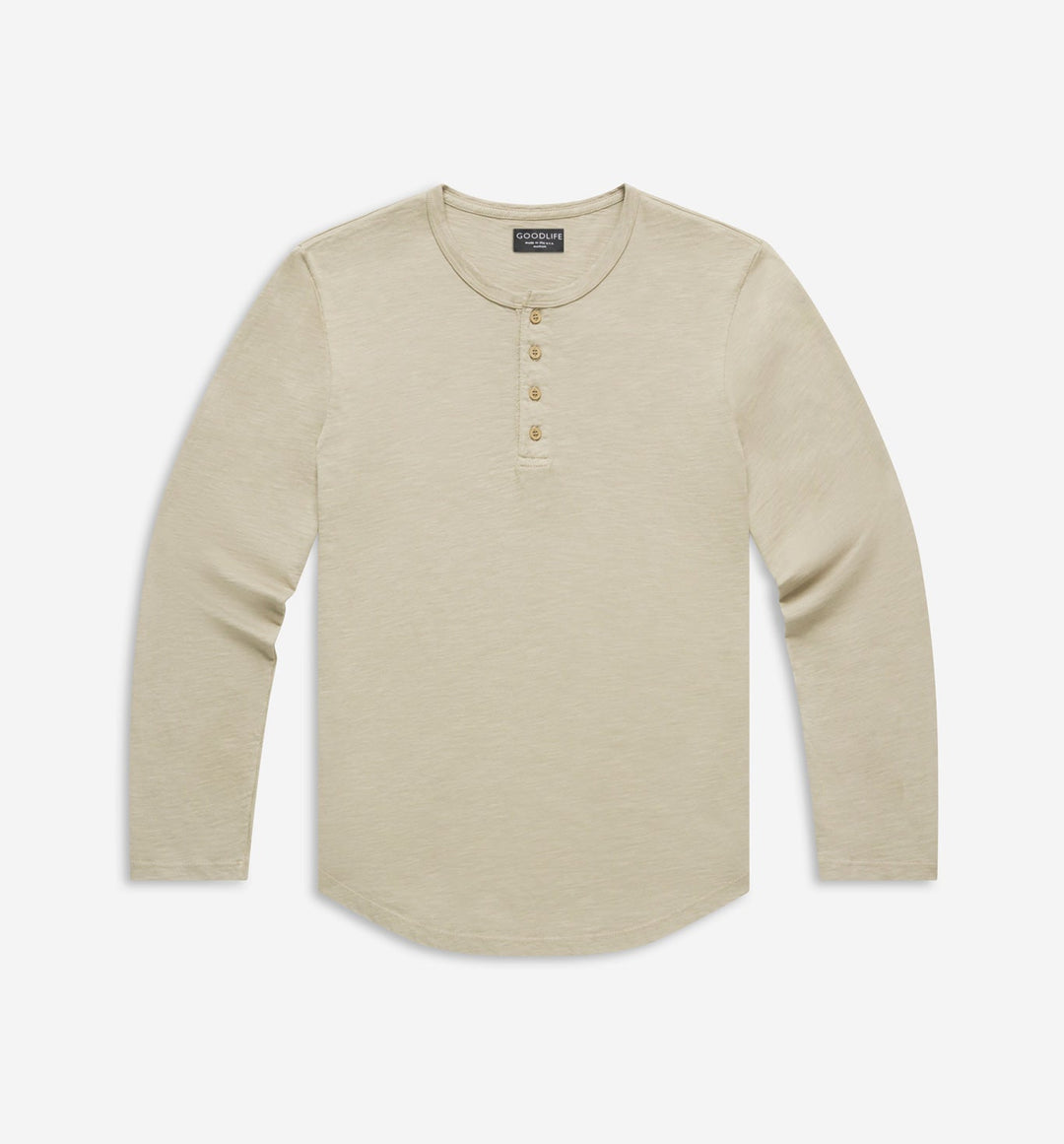 LS Slub Scallop Henley
