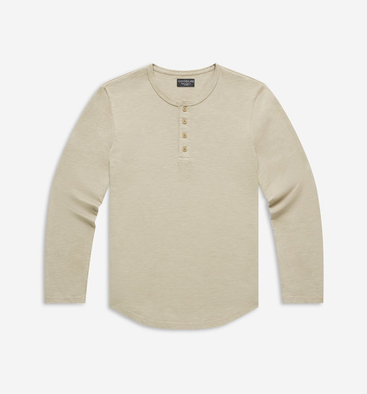 LS Slub Scallop Henley