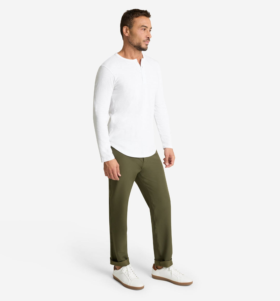 LS Slub Scallop Henley