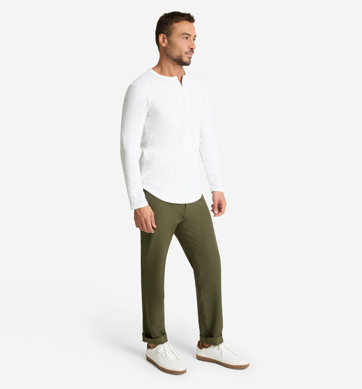 LS Slub Scallop Henley