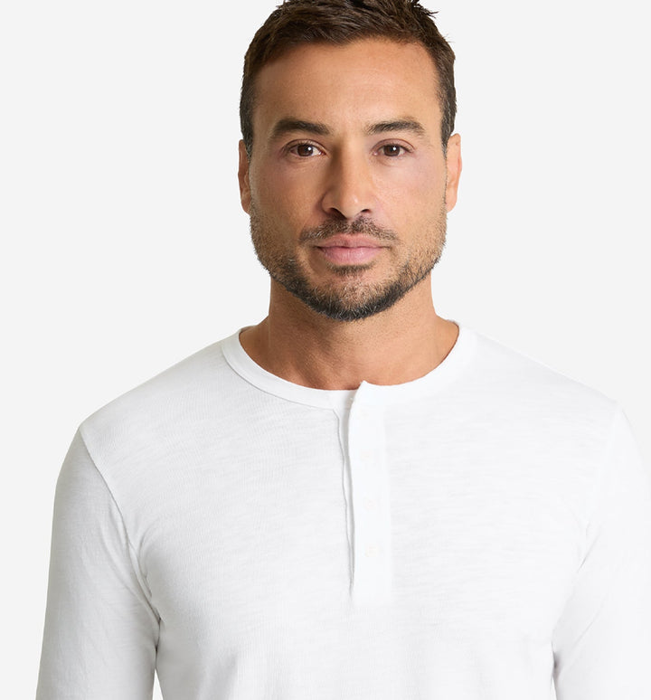 LS Slub Scallop Henley