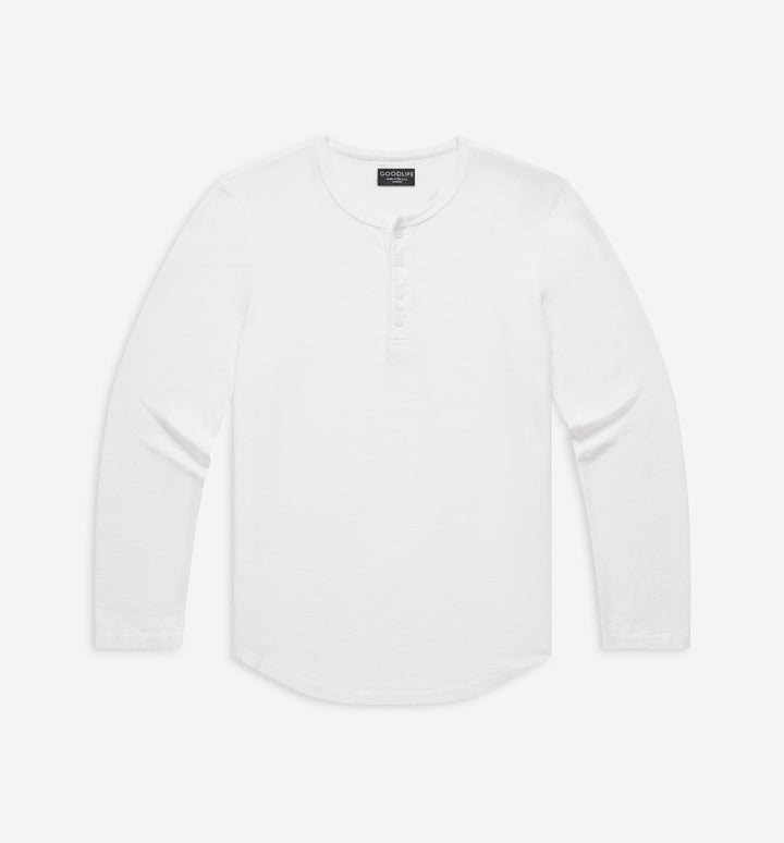 LS Slub Scallop Henley
