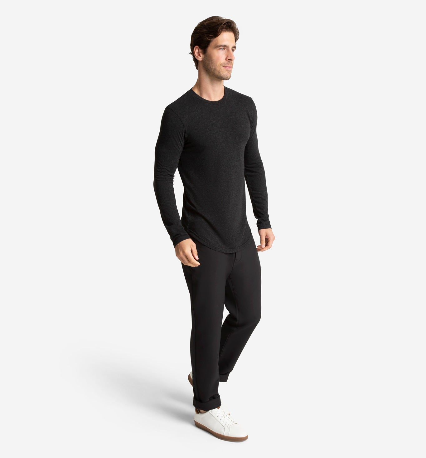 LS Tri-Blend Scallop Crew – Goodlife