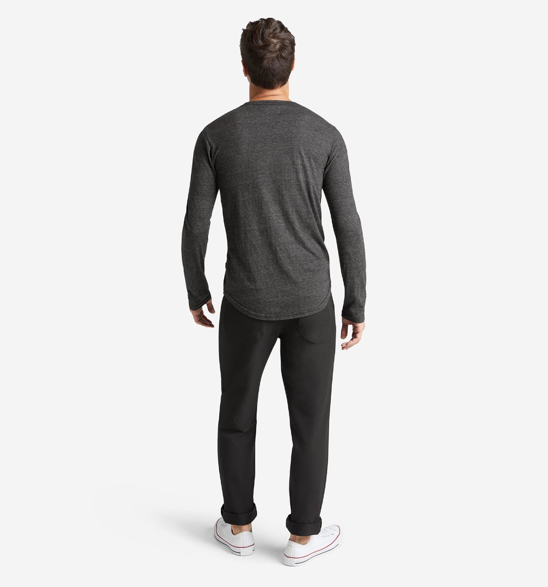 new tri blend ls scallop crew black