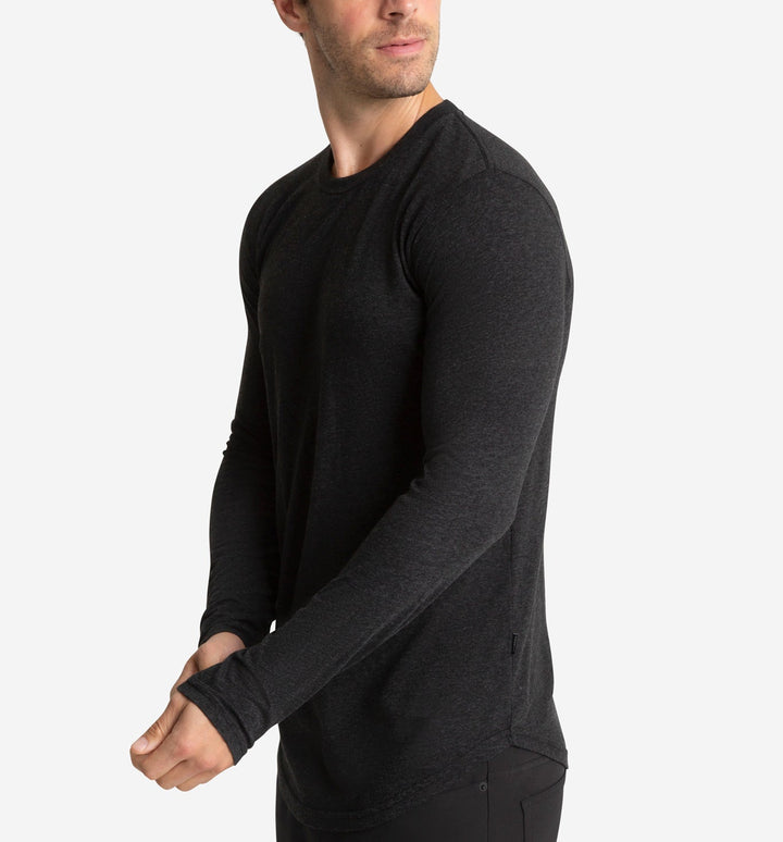 LS Tri-Blend Scallop Crew – Goodlife