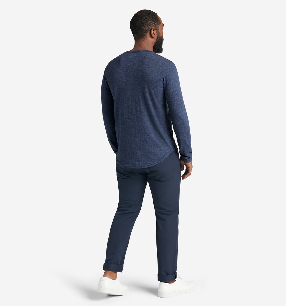 new tri blend ls scallop crew midnight