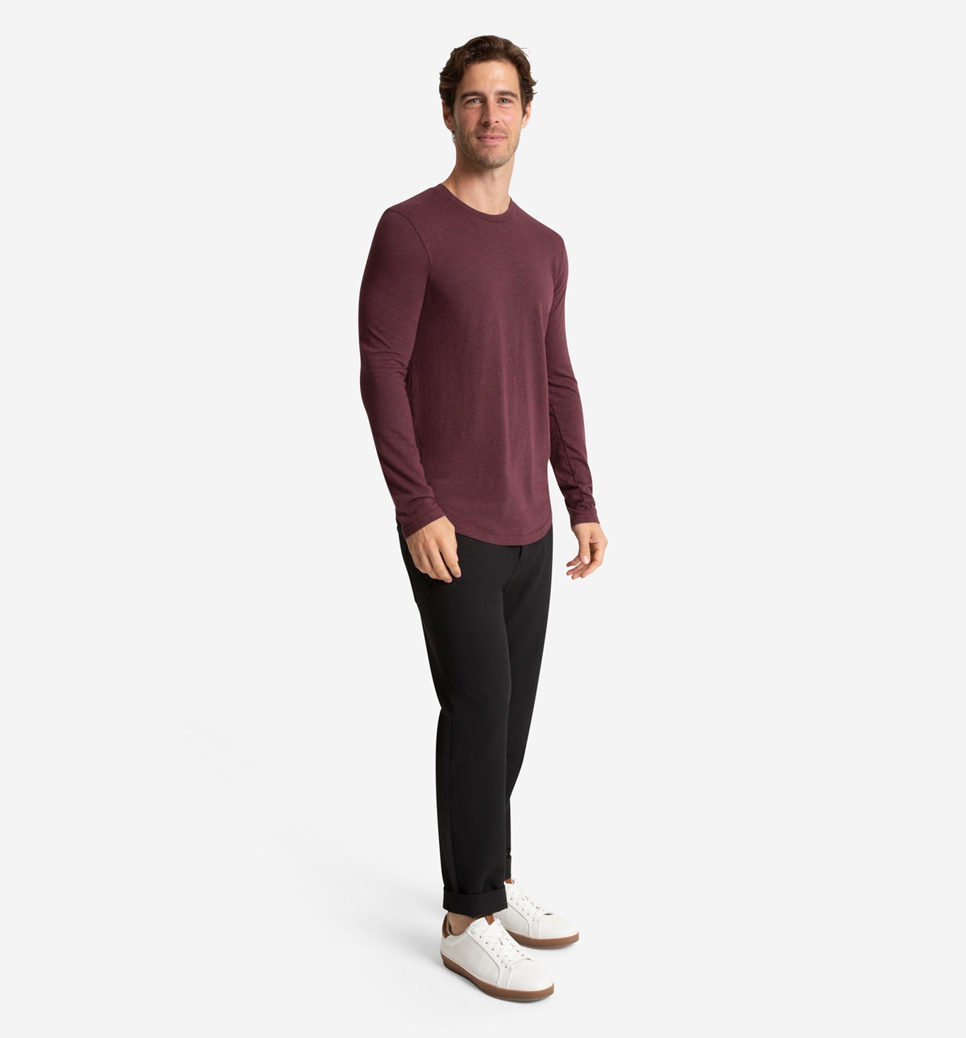 LS Tri-Blend Scallop Crew – Goodlife