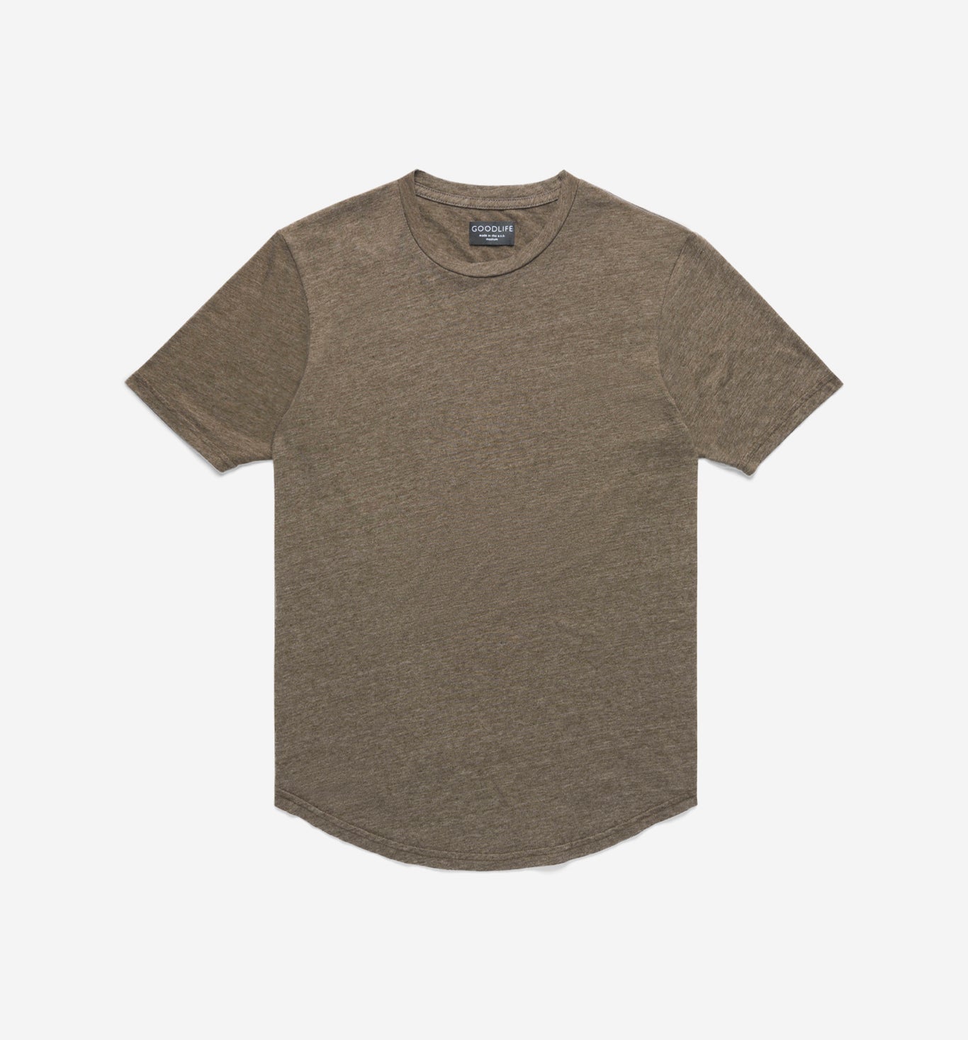 NEW Tri-Blend Scallop Crew | Espresso