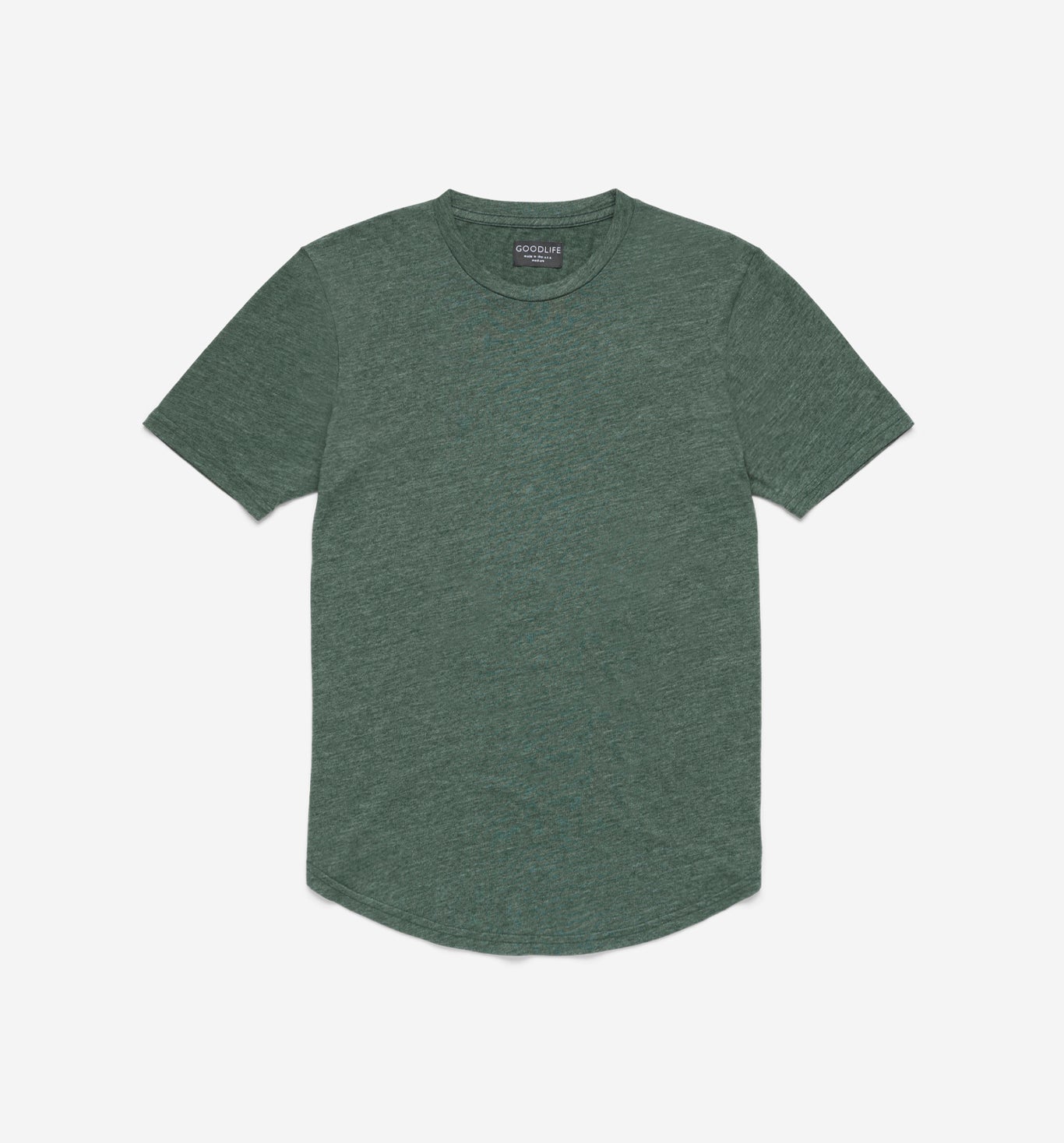 NEW Tri-Blend Scallop Crew | Evergreen