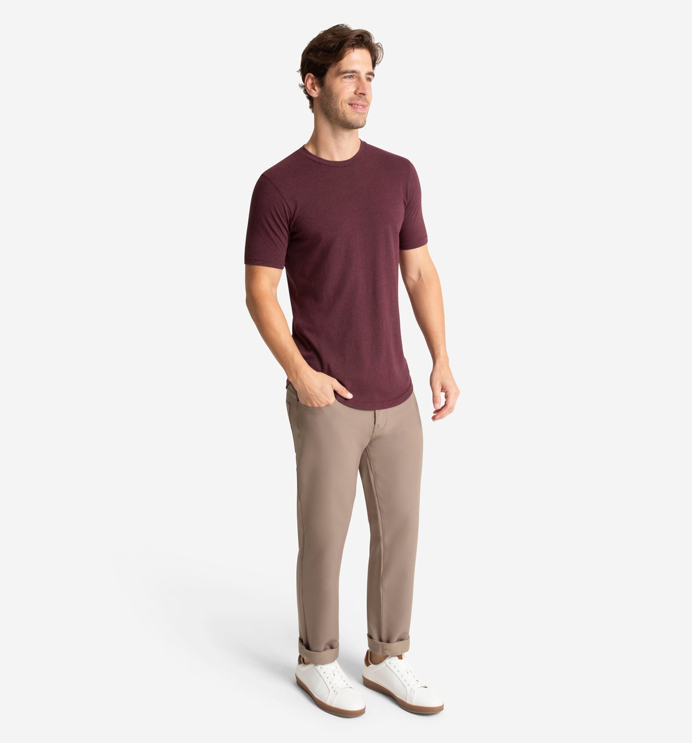 Tri-Blend Scallop Crew – Goodlife