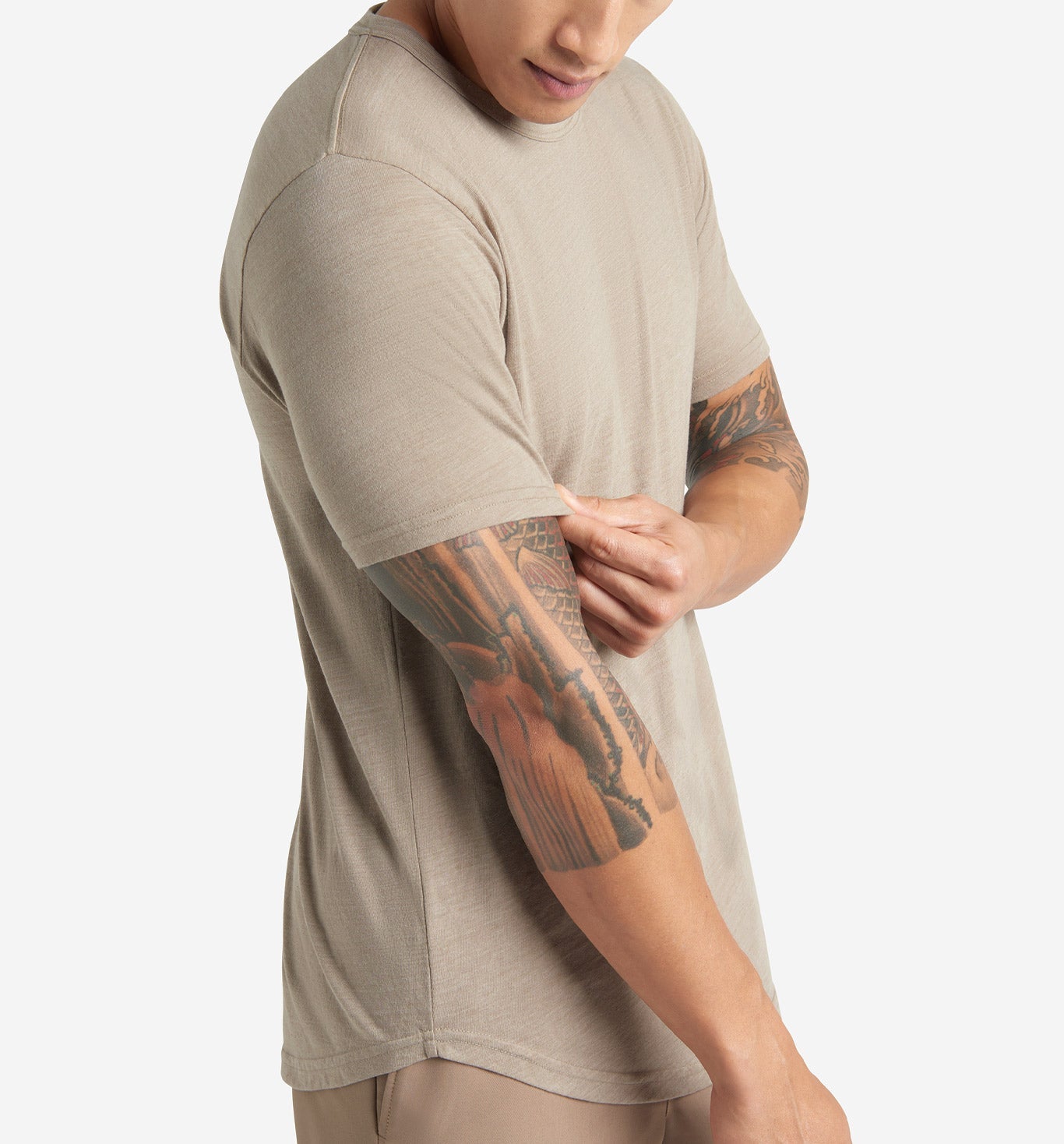 Tri-Blend Scallop Crew | Timber T-Shirt | Goodlife