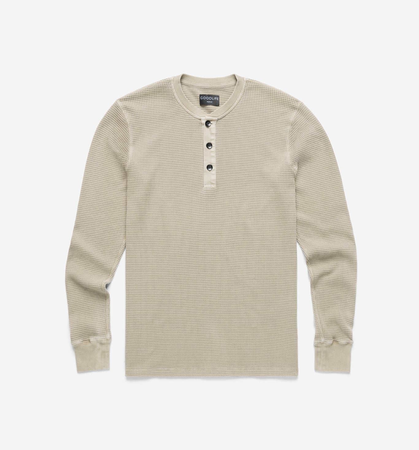 LS Thermal Waffle Henley | Timber