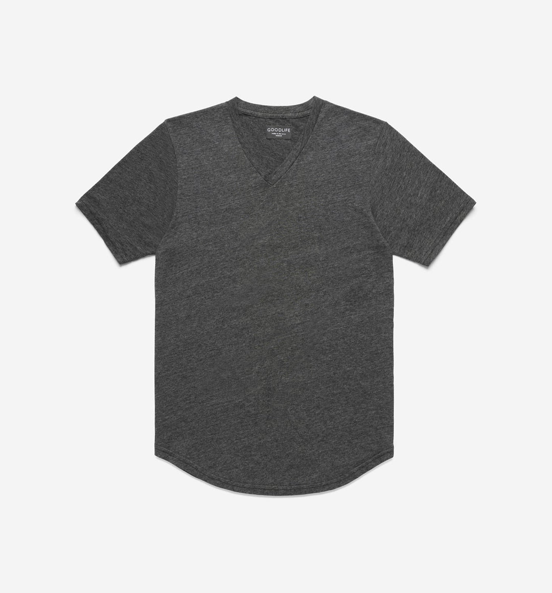 new tri blend scallop v black