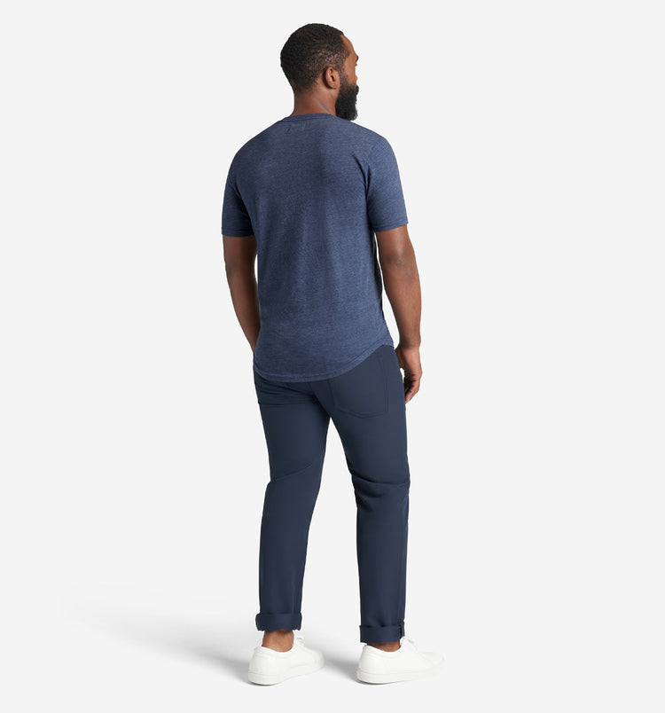 Tri-Blend Scallop V-Neck | Midnight | Goodlife