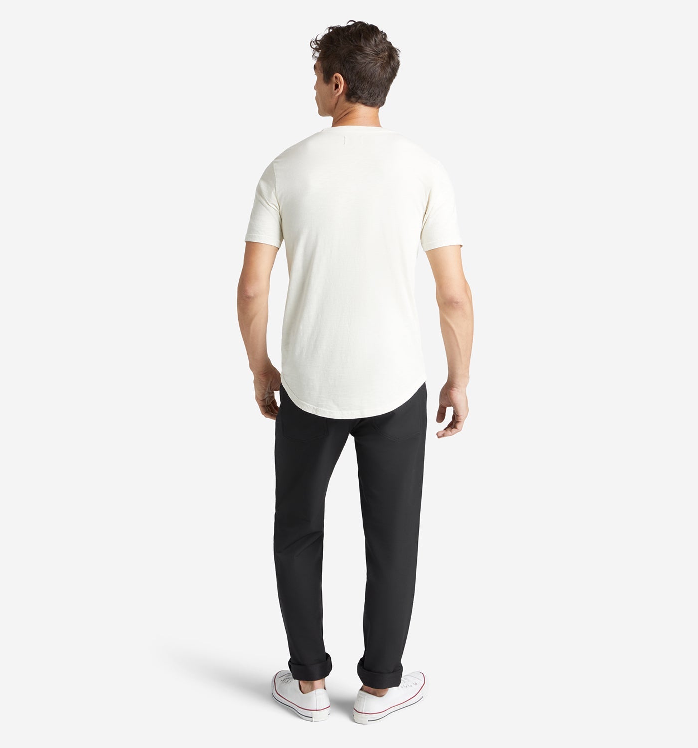 Sun-Faded Slub Scallop Crew Neck | Seed | Goodlife