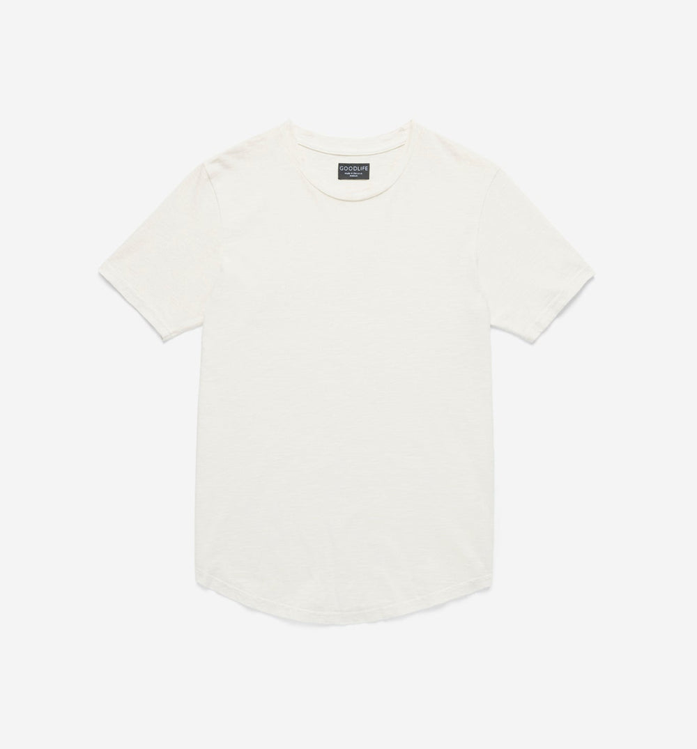 sun faded slub scallop crew seed