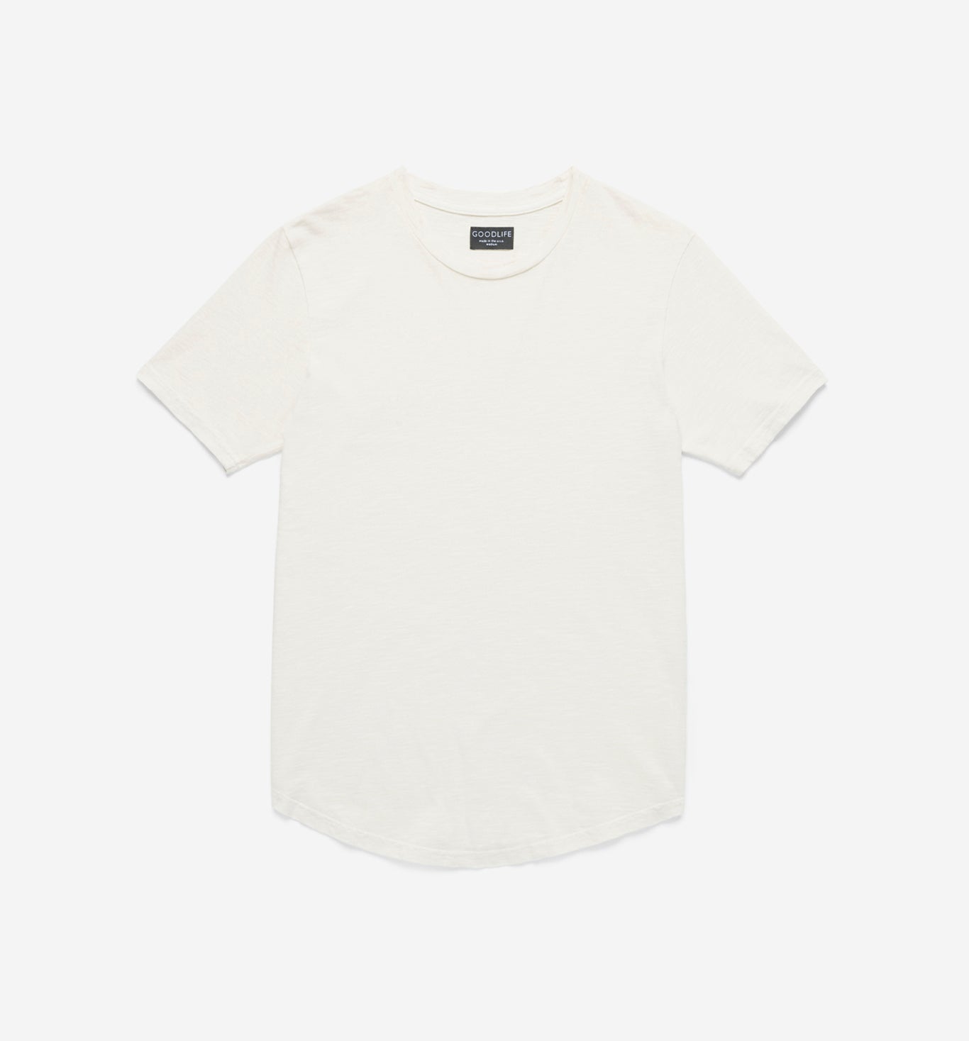 Sun-Faded Slub Scallop Crew Neck | Seed | Goodlife