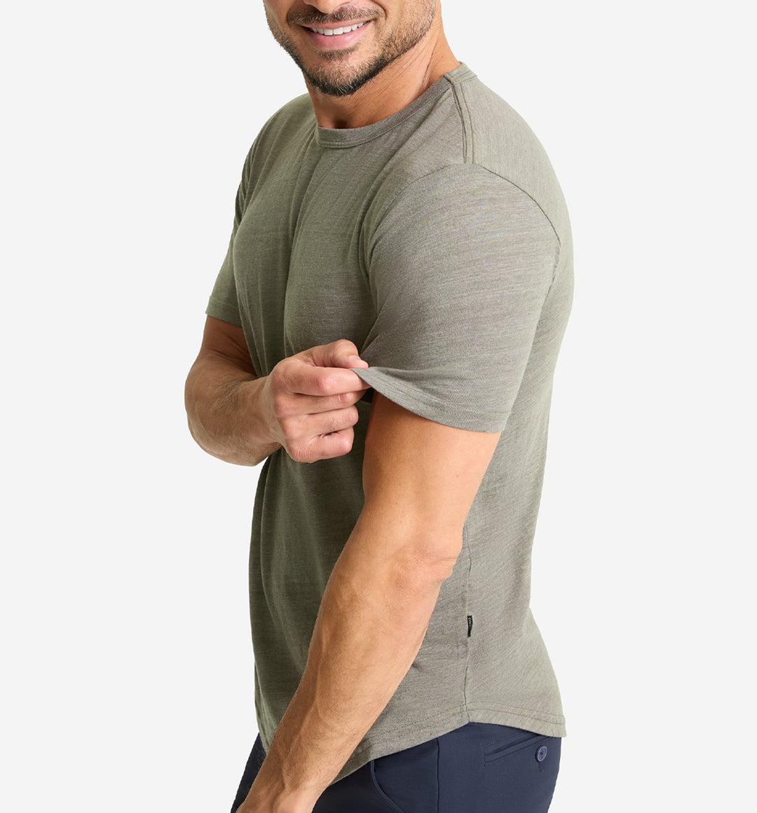 Tri-Blend Scallop Crew