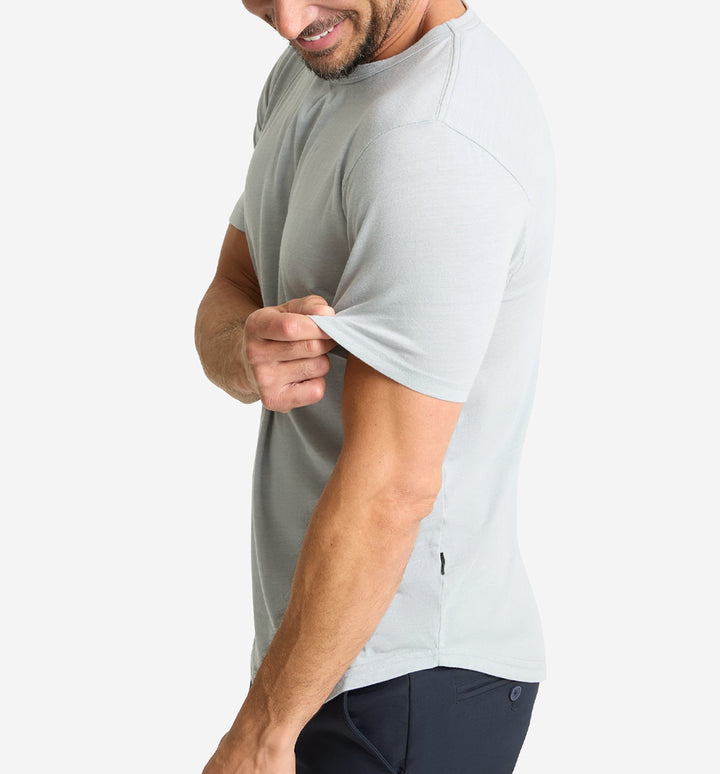 Tri-Blend Scallop Crew