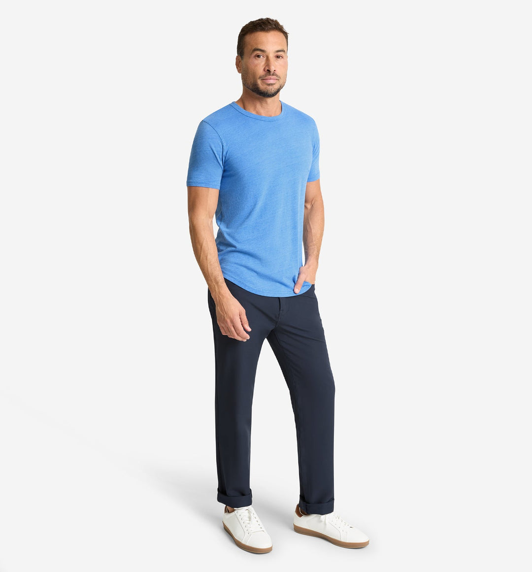 Tri-Blend Scallop Crew