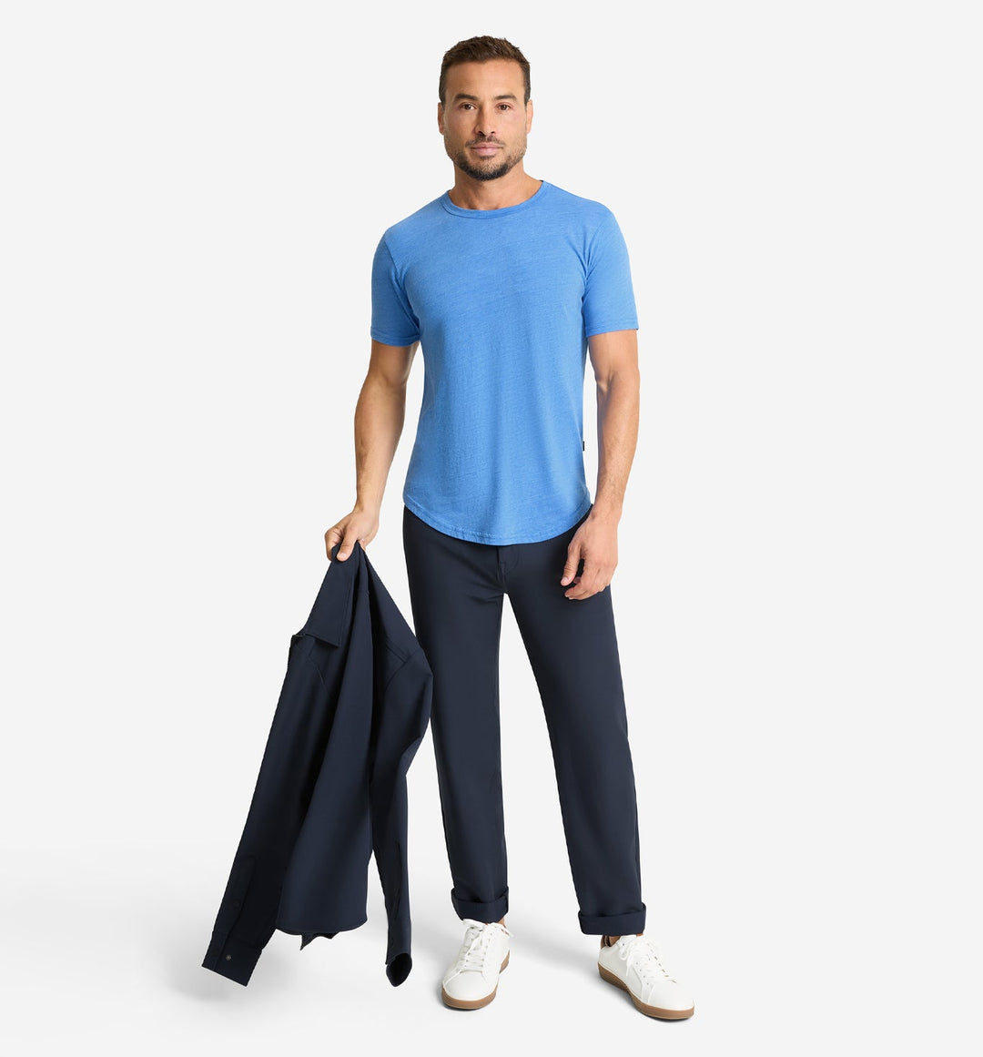 Tri-Blend Scallop Crew