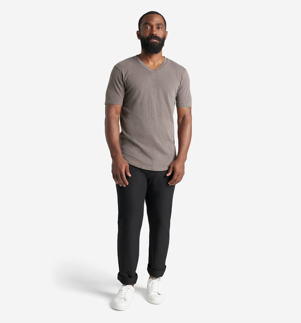 Slub Scallop V | White | Goodlife