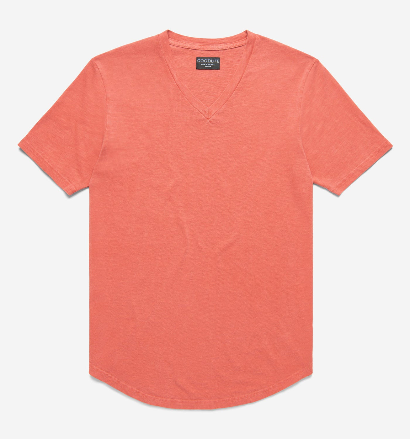 Slub Scallop V | White | Goodlife