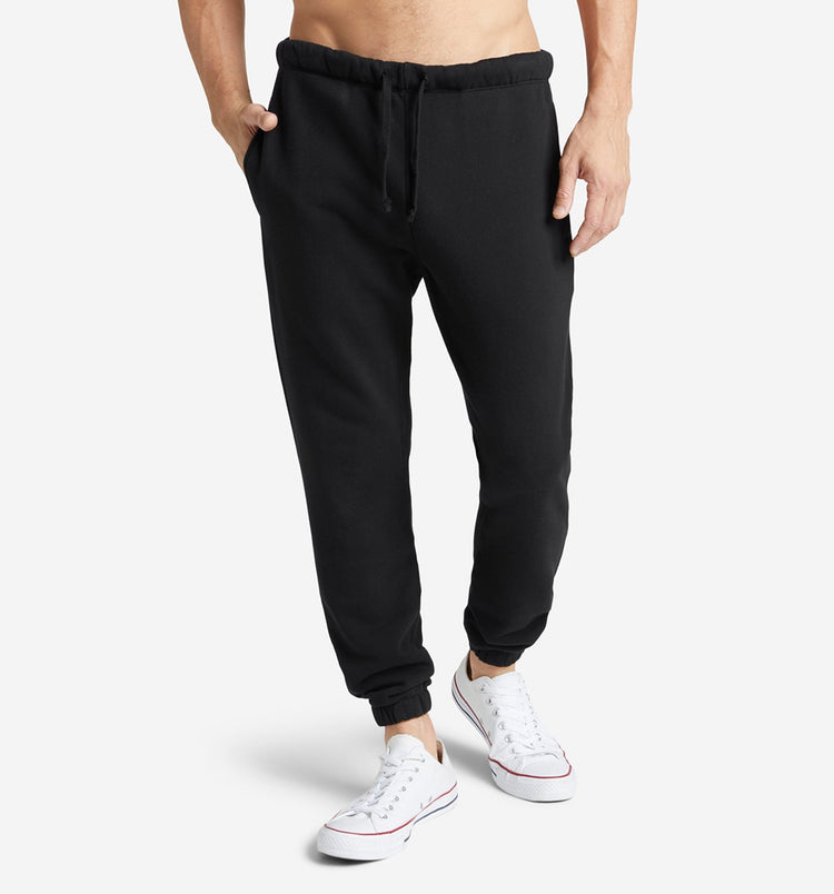 venice terry sweatpant black