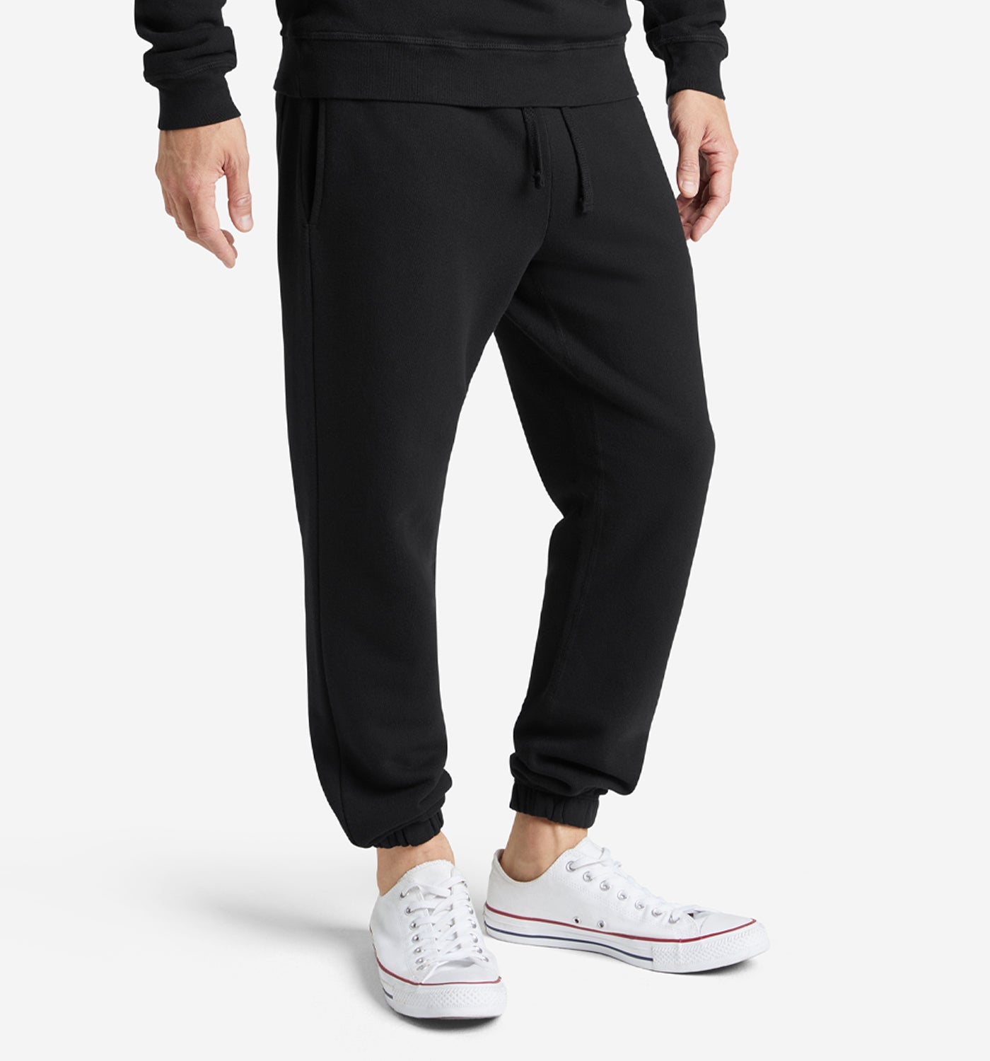 venice terry sweatpant black