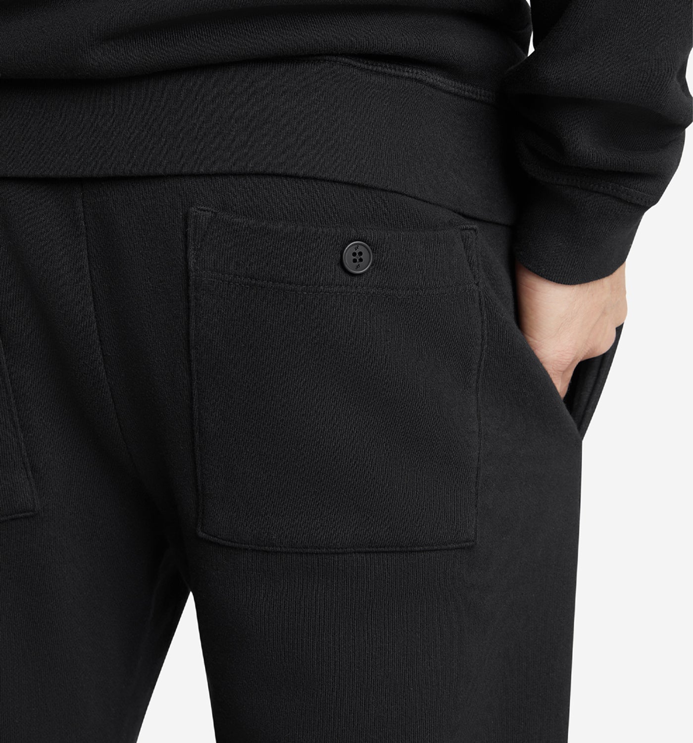 venice terry sweatpant black