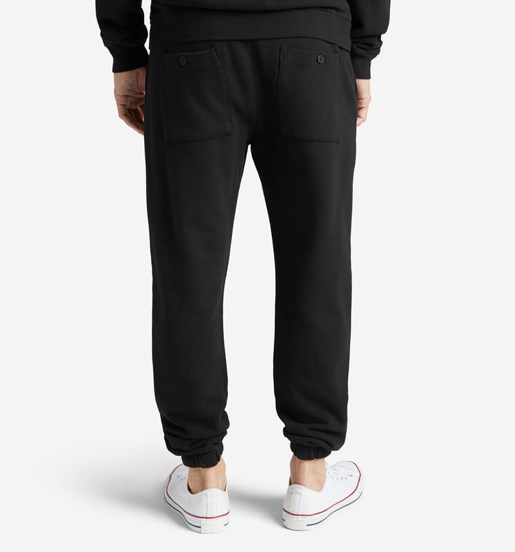 venice terry sweatpant black