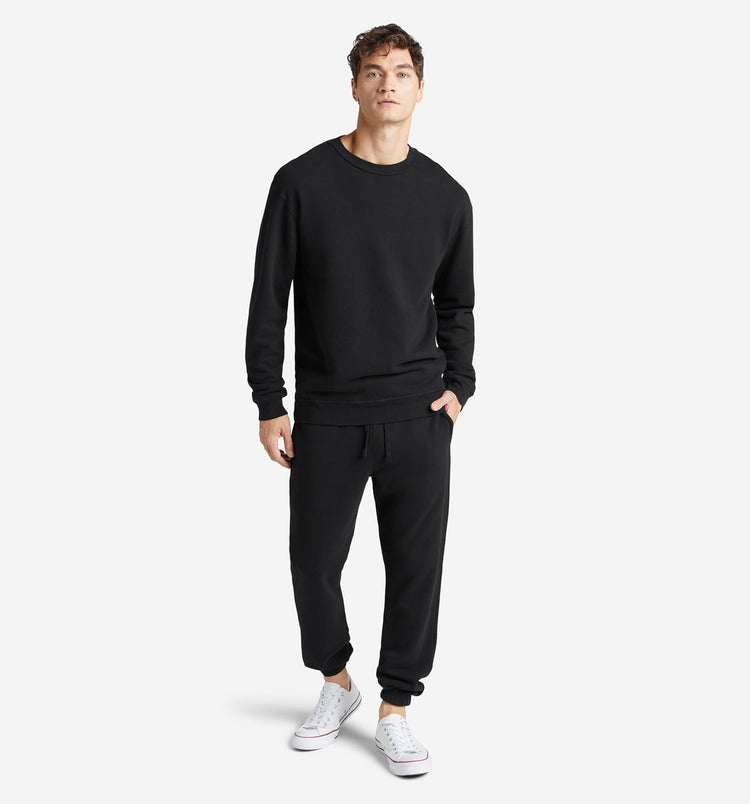 venice terry sweatpant black