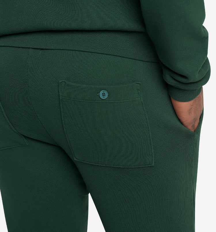 venice terry sweatpant evergreen