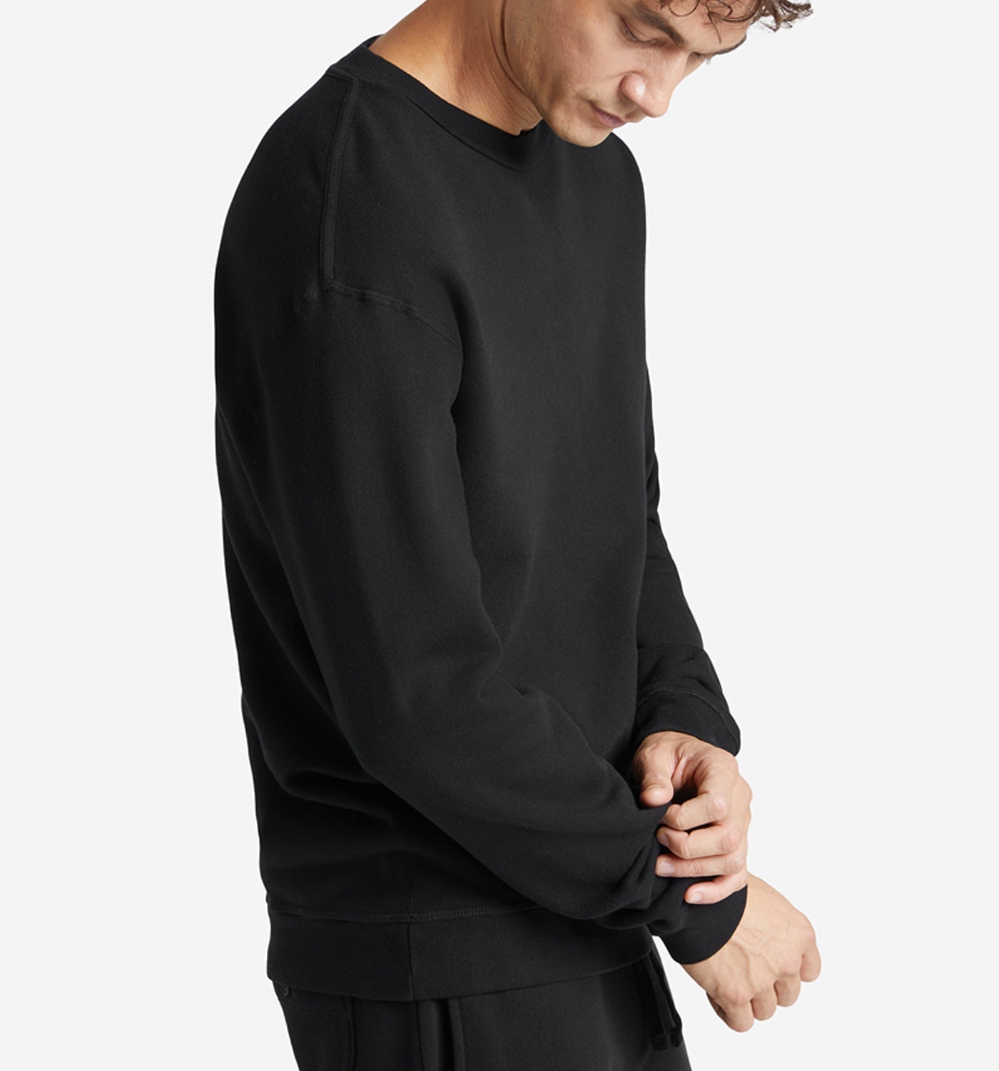 venice terry sweatshirt black