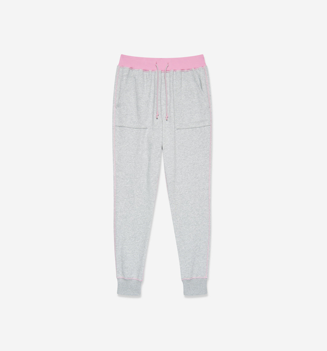 Microterry Grey Colorblock Sweatpant