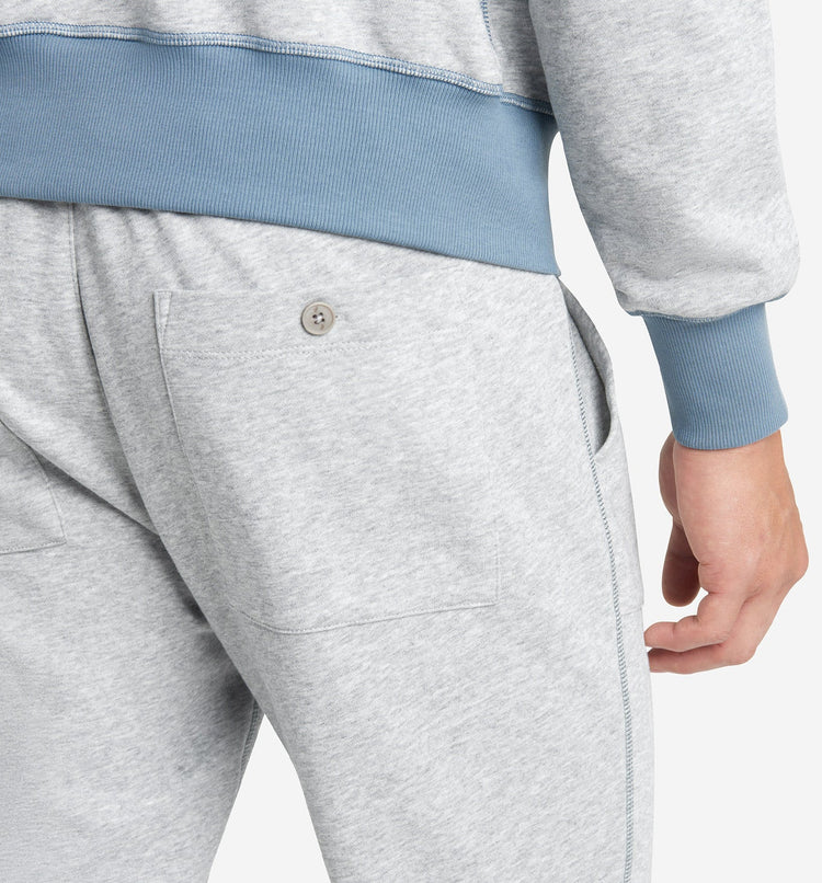 Microterry Grey Colorblock Sweatpant