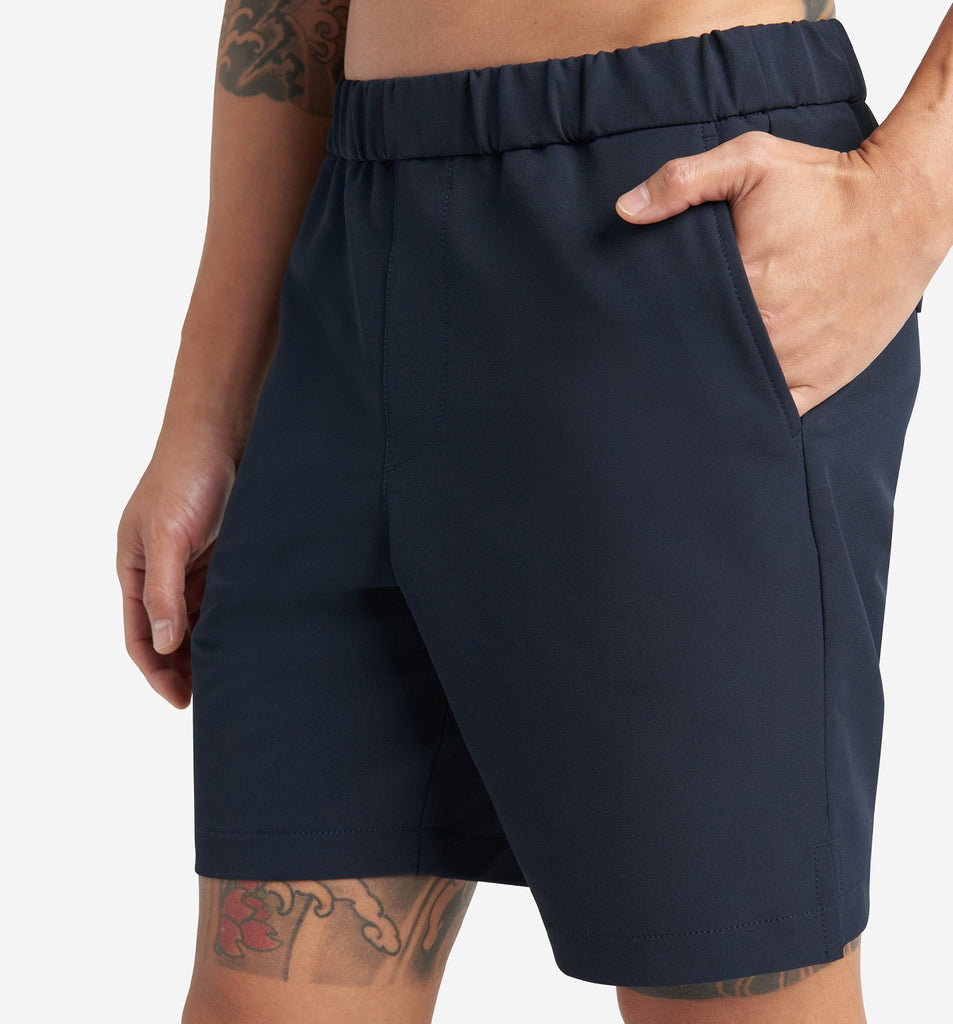 Stretch Poly Twill Short - Midnight – Goodlife