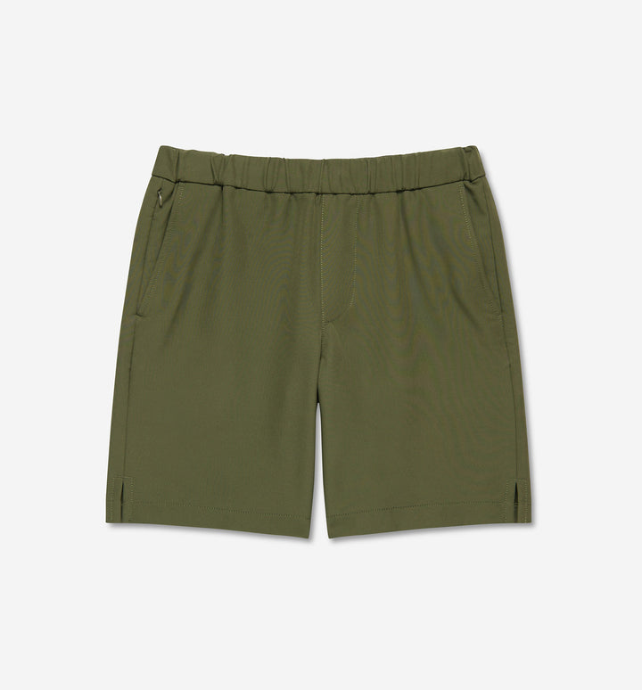 Stretch Poly Twill Short