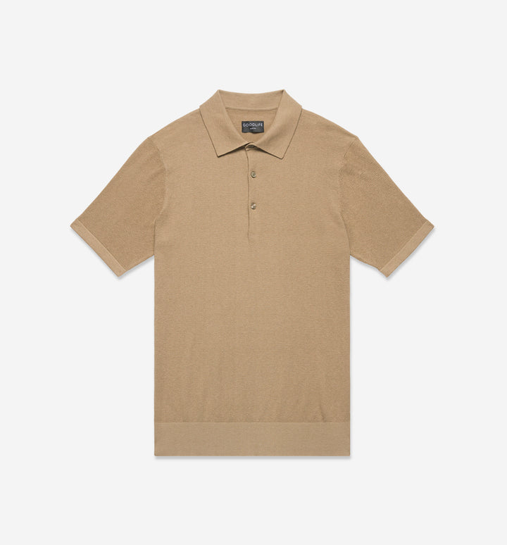 Mini Waffle Knit Polo